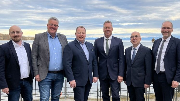 V.l.n.r.: Michael Penzkofer, Jürgen Nüssle, Daniel Bähdorf, Johannes Bliestle, Thomas Schlich und Dr. Christian Weseloh. Bild: © BVEO.