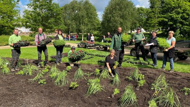 Der Sommer kehrt ins Blumenband des Parks ein. Bild: Park der Gärten.