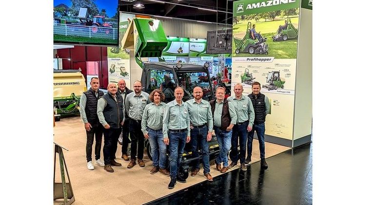 Impressionen Amazone Stand auf der GaLaBau 2024. Bild: AMAZONE.