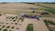 Feldtag im Klimahotspot und Standort des Forschungszentrums für Trockenheit in Schwarzenau. Bild: Johannes Beyer, LfL.