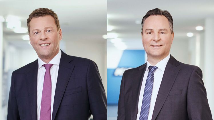 Dr. Burkhard Lohr (links) übergibt den Vorstandsvorsitz der K+S Aktiengesellschaft an Dr. Christian H. Meyer (rechts). Bild: K+S.