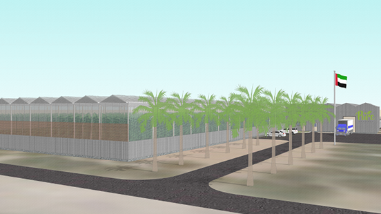 Die neueste Technologie SurpimAir der Firma Certhon, für den Anbau von Gemüse in Regionen mit besonders hohen Temperaturen, kommt nun in den Wüsten der Emirate zum Einsatz. 