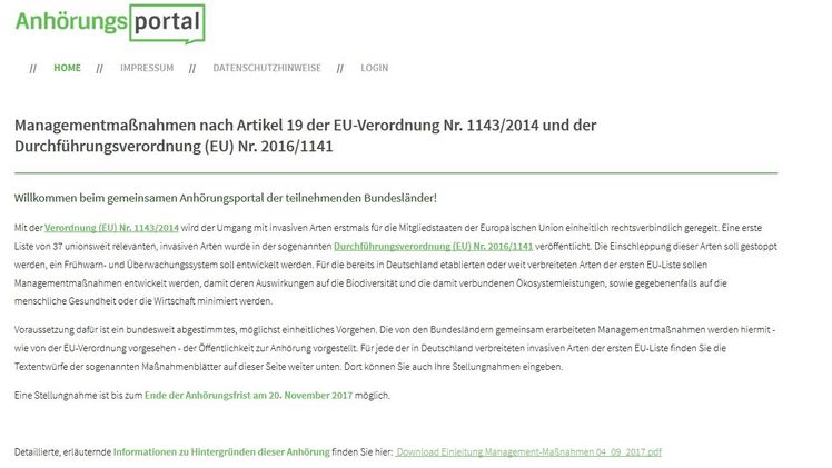 Hessen hat federführend ein Internetportal entwickelt, in dem die Managementblätter angesehen und heruntergeladen werden können.