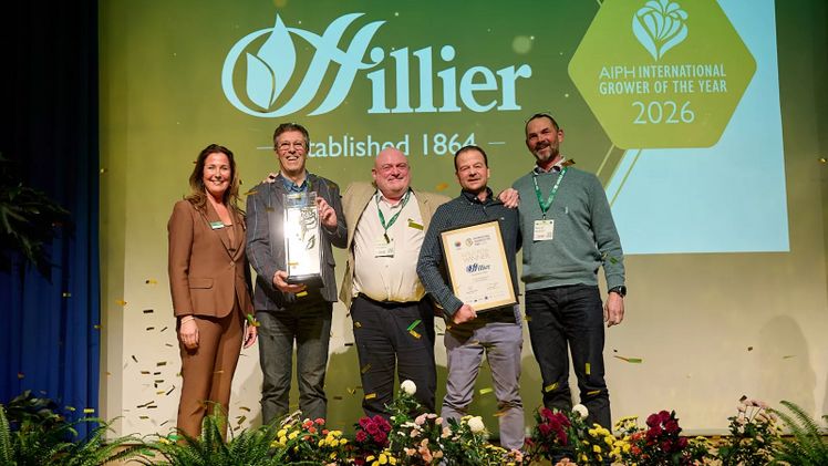 Hillier Nurseries aus Großbritannien gewinnt den Titel "AIPH International Grower of the Year 2026". Bild: AIPH.