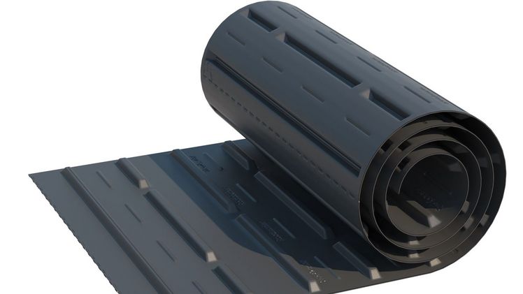 RootBarrier® RollRib® ist ein innovatives Wurzelführungssystem auf Rolle. Bild: RootBarrier B.V.