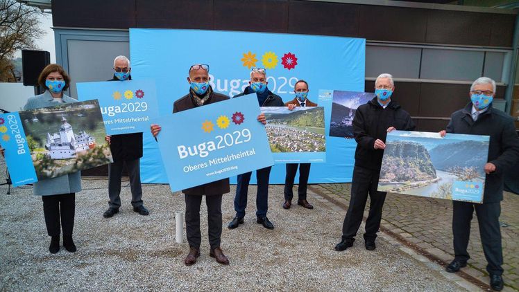 Die Projektpartner freuen sich mit dem neuen Geschäftsführer Berthold Stückle auf eine erfolgreiche BUGA 2029. Bild: "Piel-Media".