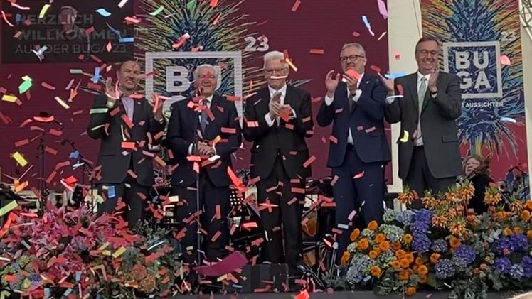 Eröffnung der BUGA Mannheim. Bild: ZVG.