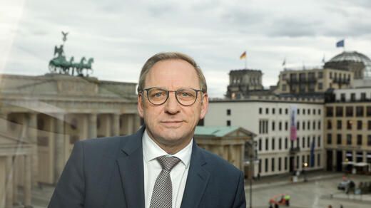 Franz-Josef Holzenkamp, Präsident des Deutschen Raiffeisenverbandes. Bild: Dirk Hasskarl/ fotografie.