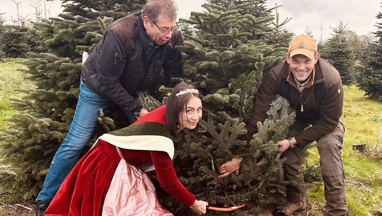 Sophia Adlberger, Eberhard Hennecke und Peter Strugholtz. Bild: Gartenbau NRW.