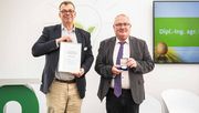 Auszeichnung mit der DLG‑Denkmünze „Für besondere Verdienste um internationale Zusammenarbeit“ in Silber. Bild: DLG/T. Jaworr.