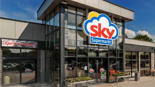 Alle 163 Sky-Märkte im Norden sollen künftig Rewe heißen