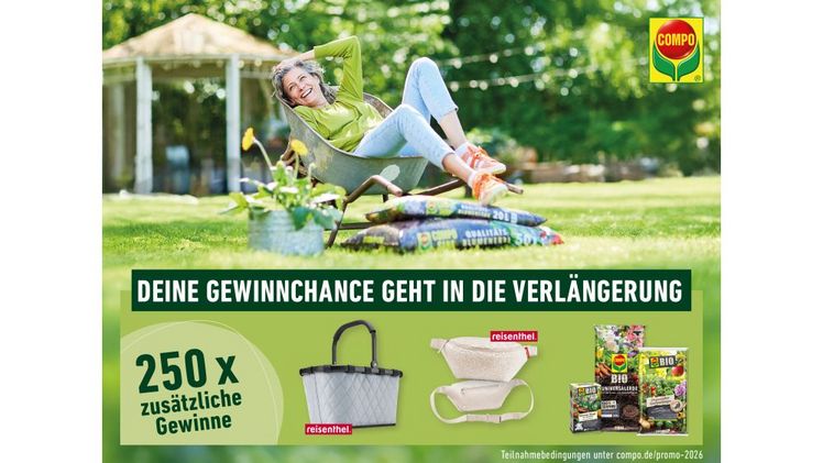 COMPO verlängert erfolgreiche POS-Aktion bis Ende September 2026. Bild: © COMPO GmbH