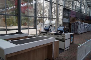 Die neu konuzipierte Kassenzone. Bild: GABOT.