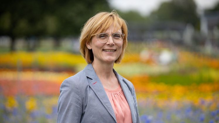 Kathrin Weiß. Bild: Deutsches Gartenbaumuseum. Kathrin Weiß. Bild: Deutsches Gartenbaumuseum.