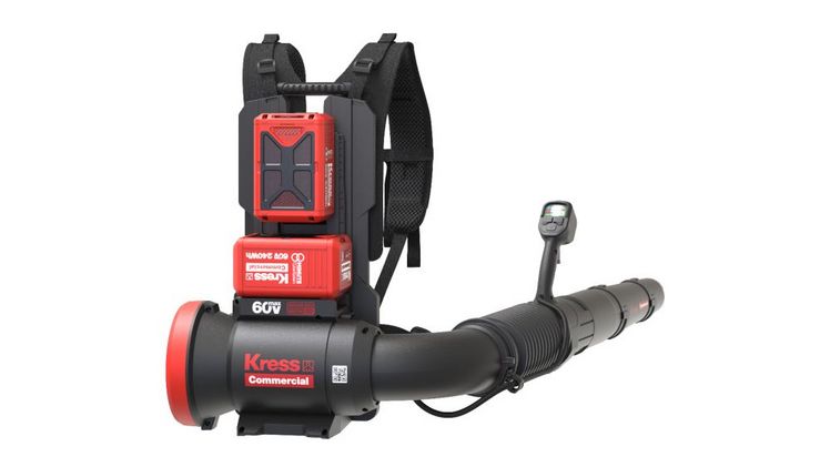 Kress KC520: Leise Alternative mit 30 N Blaskraft. Bild: © Positec.
