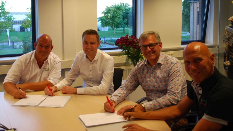 Vlnr: Gerard Lentjes, Maarten Goos, Joost Kos, Mark Boeder. Bild: Royal Van Zanten.