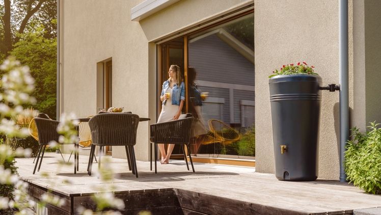 4rain Azura 2in1 Regenspeicher 120 l. Bild: GRAF.