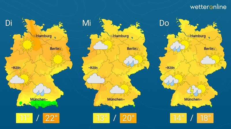 Deutschlandwetter Freundlich Und Wieder Warmer Gabot De