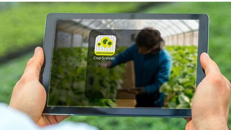 Die Biobest Crop Scanner App. Bild: Biobest.