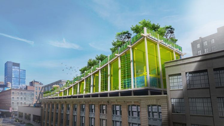 3deluxe hatte das Glück, für die New Yorker Organisation #WeThePlanet ein Gebäudekonzept entwickeln zu dürfen, dass viele konkrete Ideen zur Neugestaltung unserer Städte auslotet. Bild: 3deluxe.