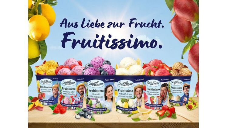 Fruitissimo gibt es als 420‑ml‑Becher für den Konsum zu Hause. Bild: SanLucar.