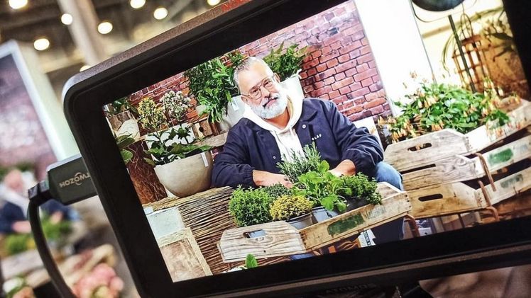 Romeo Sommers, Kreativdirektor der Messe IPM und Grün-Stylist. Bild: Ecopots.