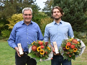 Leo Berghs-Trienekens und Franz Hanka. Bild: Landgard.