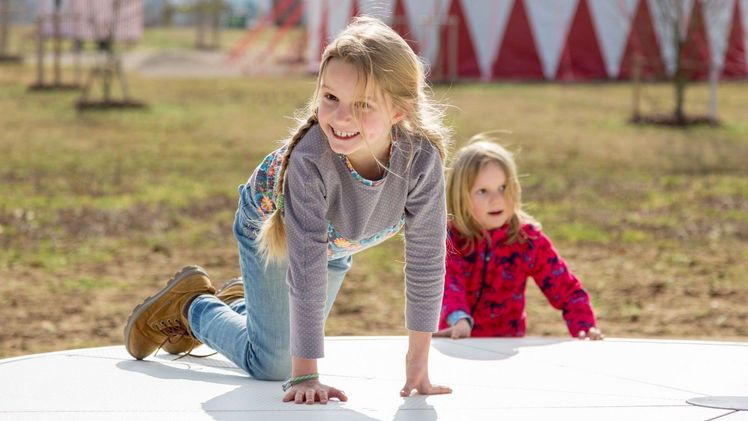 Shaun das Schaf kommt zum Kinderfest auf die Landesgartenschau. Bild: LGS Würzburg.