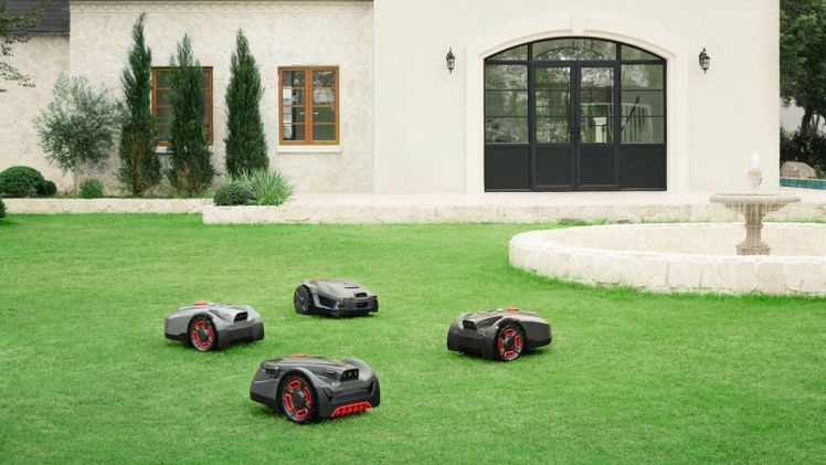 Vier kabellose Mähroboter für jeden Gartentyp. Bild: Goalker.