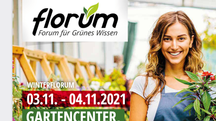 Der Winter-FLORUM 2021 findet am 3./4. November im Gartenbauzentrum Ellerhoop statt. Der Winter-FLORUM 2021 findet am 3./4. November im Gartenbauzentrum Ellerhoop statt.