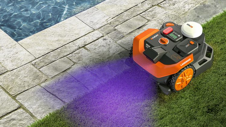 Der WORX Vision Cloud verfügt über eine Kamera mit intelligenter Erkennung. Bild: WORX.