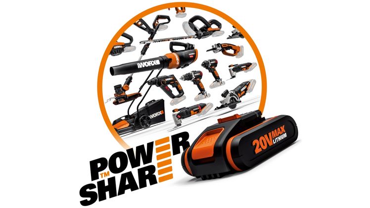 PowerShare: Einer für alle -alle mit einem. Bild: Positec.