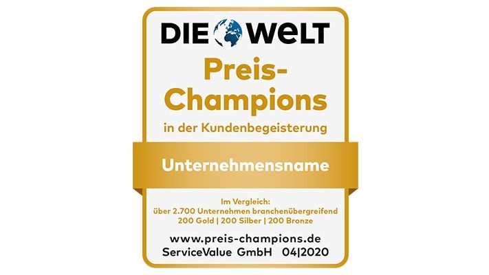 Wer sind die "Preis-Champions 2020" im Gartencenter. Bild: ServiceValue.