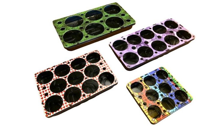 Modiform präsentiert innovatives wiederverwendbares Transporttraysystem. Bild: Modiform. 