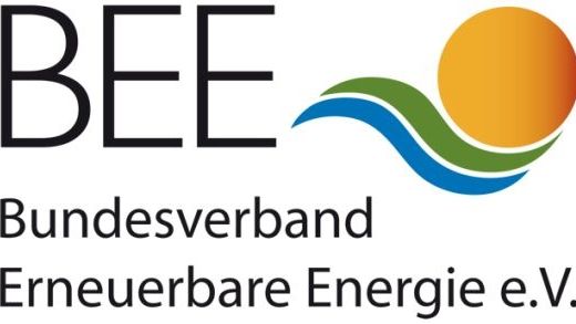 Als Dachverband der Erneuerbare-Energien-Branche in Deutschland bündelt der BEE die Interessen von 55 Verbänden und Unternehmen aus den Branchen der Wind-, Bio- und Solarenergie sowie der Geothermie und Wasserkraft. Bild: BEE. 