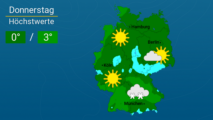 Wettervorschau (Screenshot 60-Sekunden-Wetter). Quelle: WetterOnline. 