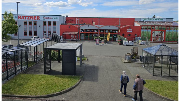 Der modernisierte hagebaumarkt in Arnstadt. Bild: hagebau.