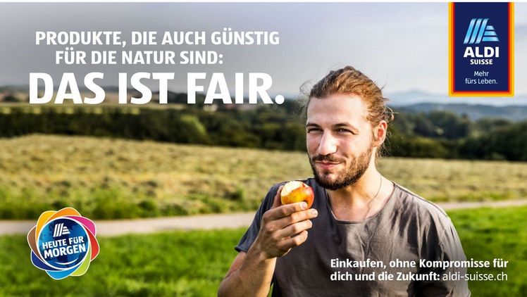 ALDI SUISSE möchte ein starkes Zeichen für mehr Fairness setzen und weitere Unternehmen inspirieren. Bild: ALDI SUISSE.
