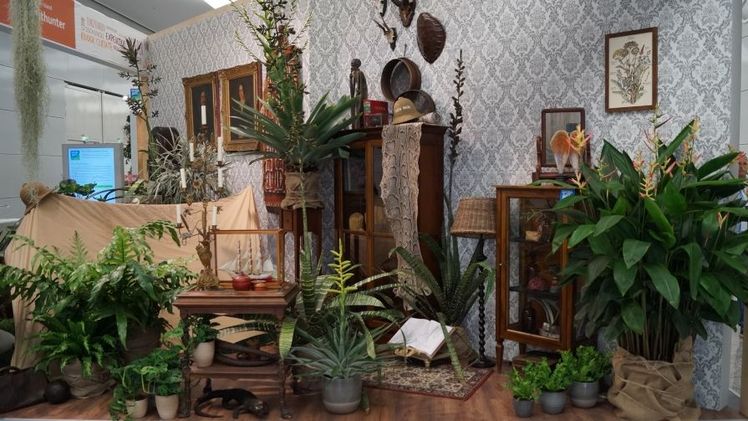 Die POS Green Solution Insel Planthunter zeigte neu entdeckte Pflanzen aus aller Welt genauso wie aktuelle Kreationen der weltweit besten Züchter. Bild: GABOT.