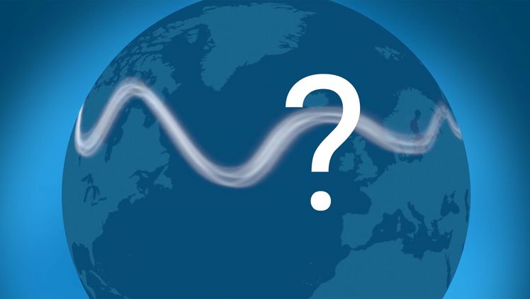 Der Jetstream: Als Starkwindband in etwa 10 Kilometer Höhe schlängelt er sich um den Globus. Der Einfluss des Klimawandels auf ihn zeigt noch ein großes Fragezeichen. Bild: WetterOnline.