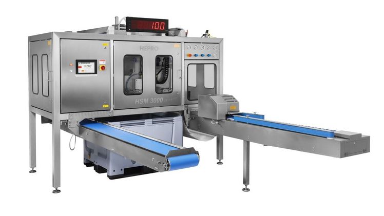 Neue Industrie-Spargelschälmaschine für mehr Flexibilität, Automatisierung und Gewinnmaximierung. Bild: HEPRO.