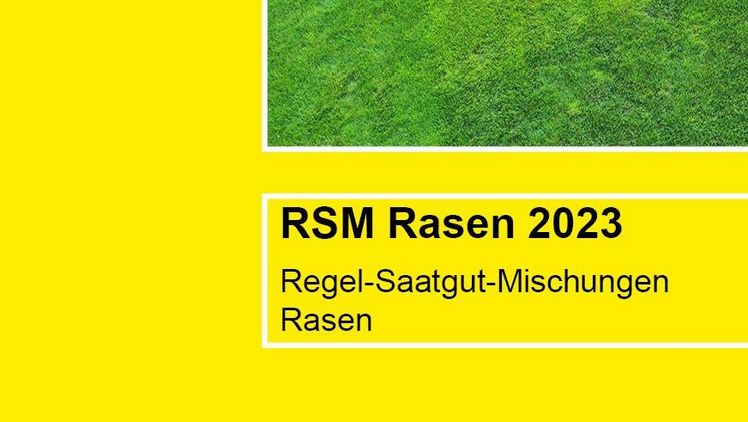 Die diesjährige Ausgabe der Regel-Saatgut-Mischungen Rasen (RSM) der  Forschungsgesellschaft Landschaftsentwicklung Landschaftsbau e.V. (FLL) ist Anfang Februar erschienen und kann im FLL-Online-Shop erworben werden. Bild: FLL.