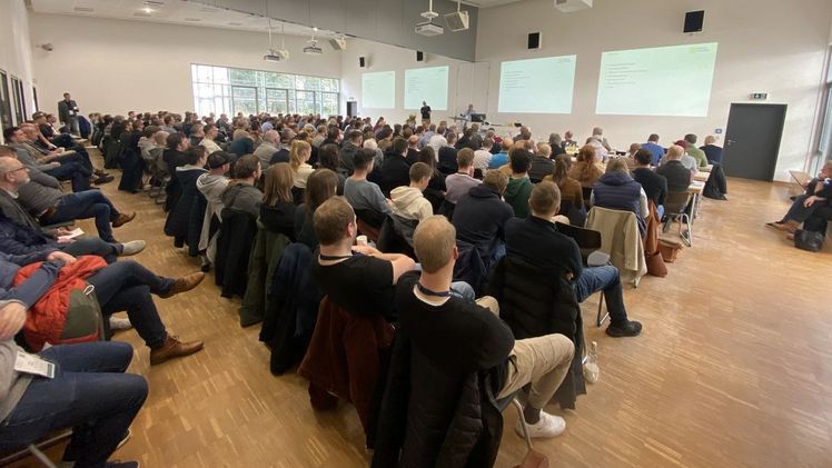 Das Auditorium der Osnabrücker Baubetriebstage 2023. Bild: HS Osnabrück.