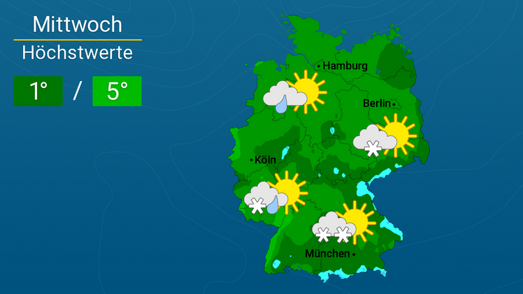 Wettervorschau (Screenshot 60-Sekunden-Wetter), Quelle: WetterOnline.