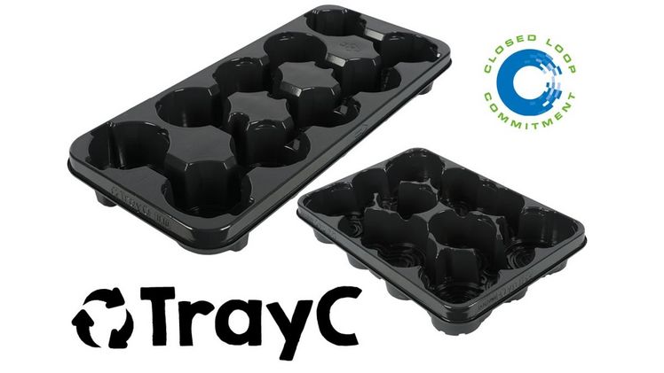 Das Rücknahmesystem TrayC, das Modiform Anfang 2021 gemeinsam mit Landgard eingeführt hatte, wird um sechs Trays erweitert. Bild: Modiform.