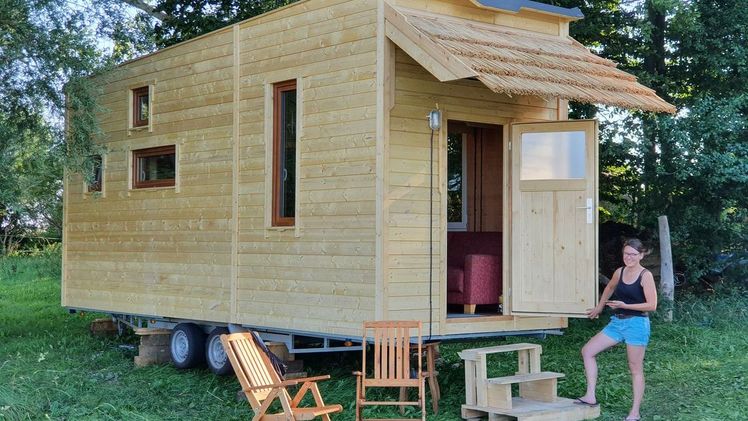 Paludi-Tiny House. Bild: T. Galke. Paludi-Tiny House. Bild: T. Galke.