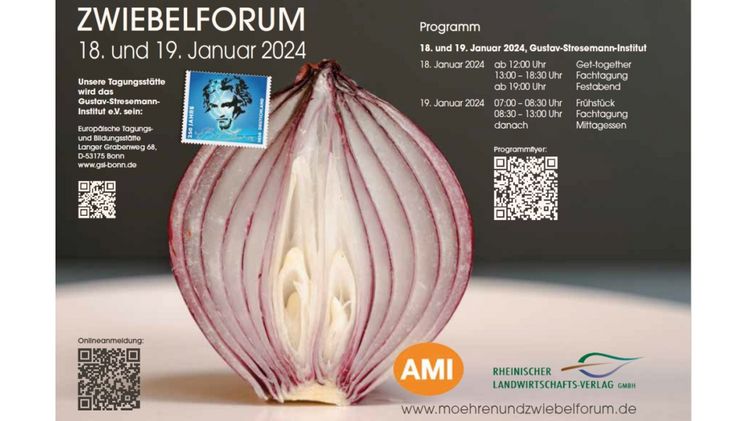 Jetzt Frühbucherrabatt nutzen: Zwiebelforum vom 18.-19.01.24 in Bonn. 
