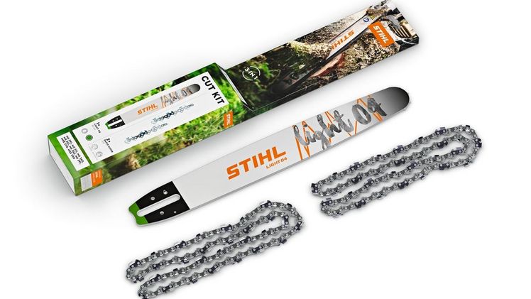 STIHL Cut Kits mit zwei Ersatz-Sägeketten. Bild: STIHL.