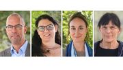 Von links nach rechts: Richard Tüscher, Malta Fazzari, Sabine Douxchamps und Anet Spengler. Bild: FiBL.