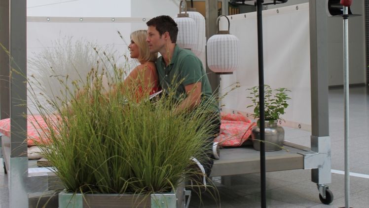 Ein mobiles Gartenbett ist vielseitig einsetzbar. Bild: GABOT.